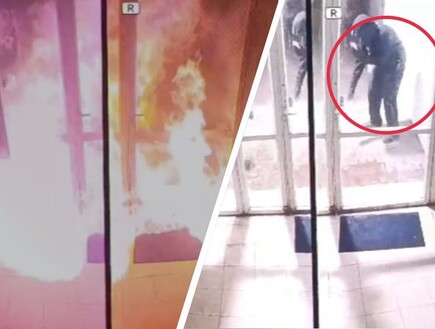 כניסת הבניין בחדרה הוצתה שלוש פעמים: "אנחנו מרגישים מופקרים"