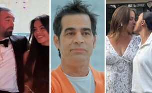 דניאל עמית ואמילי דמארי, אביב גפן, עומר אדם וסשה (צילום: instagram | מתוך התוכנית "ריאיון מיוחד", קשת 12)