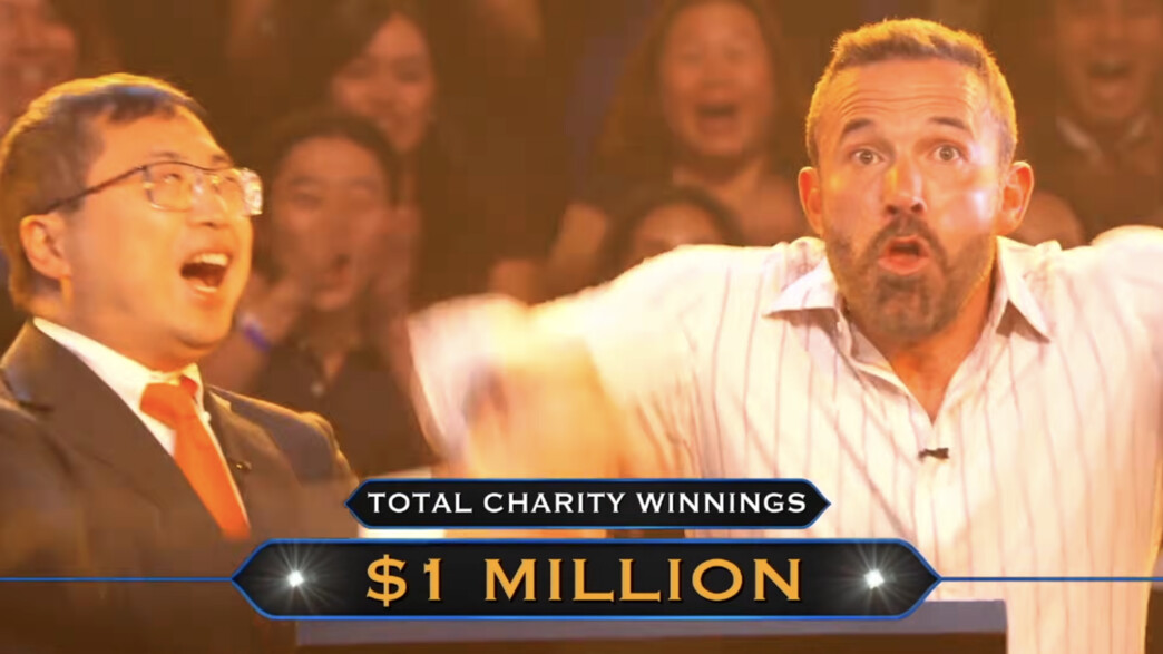 בן אפלק זכה ב"מי רוצה להיות מיליונר" בן אפלק זכה ב"מי רוצה להיות מיליונר"