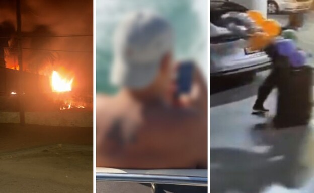 הפריצה לבית, העבריין, הצתת המחסן בשרון