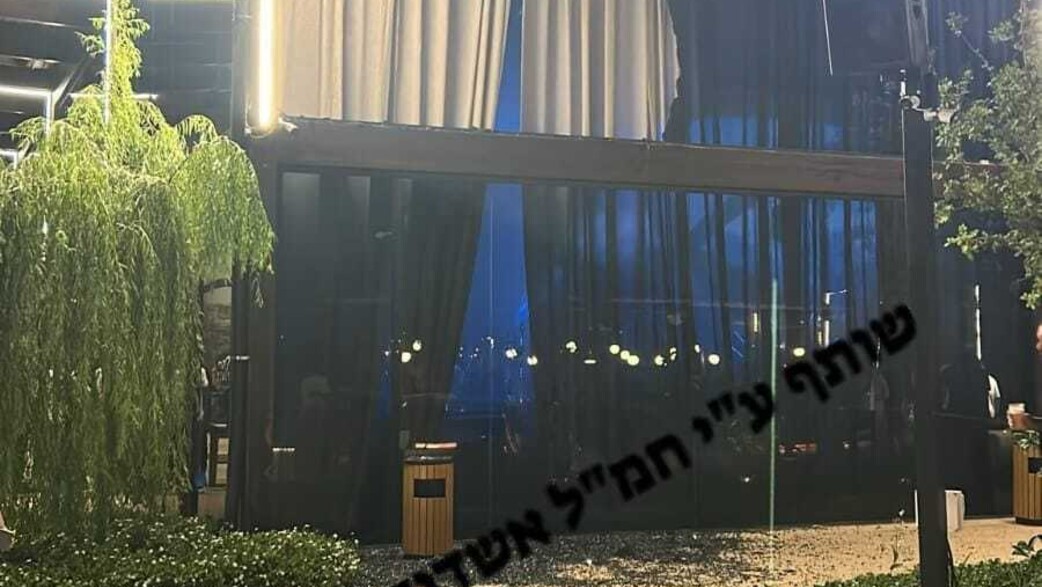 ירי על אולם אירועים באשדוד ירי על אולם אירועים באשדוד