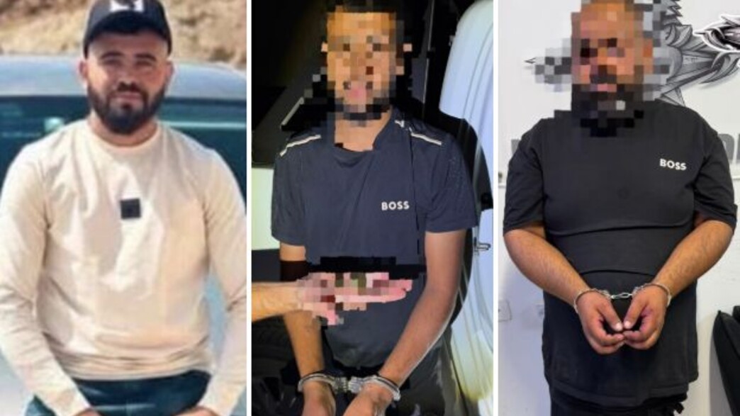 הנרצח עמאר אלקורעאן (משמאל) והחשודים ברצח הנרצח עמאר אלקורעאן (משמאל) והחשודים ברצח