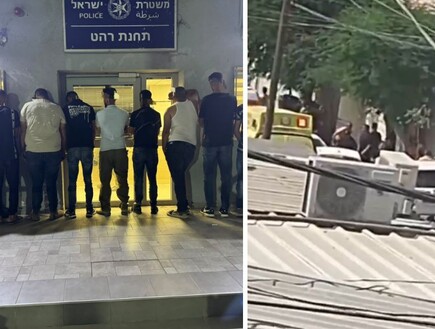 24 חשודים נעצרו אחרי קטטה המונית ברהט: "זרקו כיסאות, אבנים וקרשים"