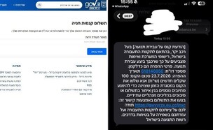 פישינג מתחזה לאתר ממשלתי