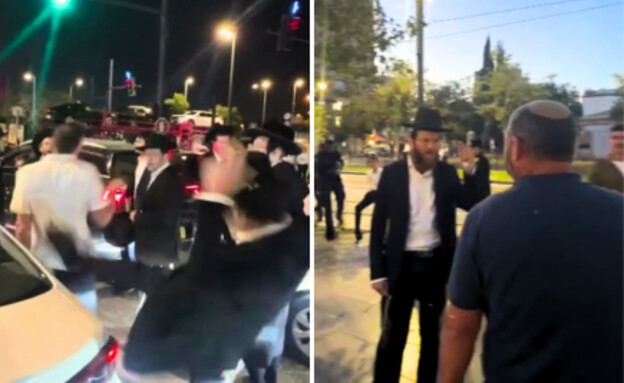 חרדים תוקפים "מעודדי גיוס" 