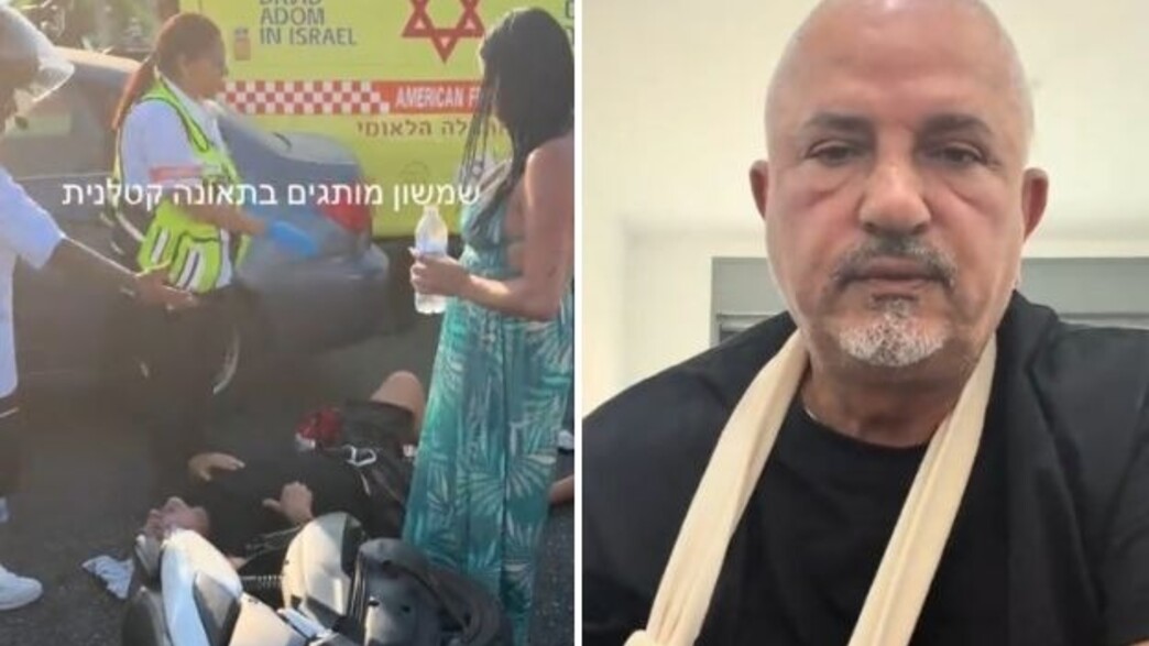 שמשון מותגים נפצע בתאונה שמשון מותגים נפצע בתאונה