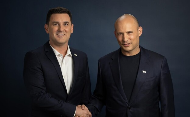 נפתלי בנט ואיתן גינזבורג (צילום: ביחד בראשות בנט)