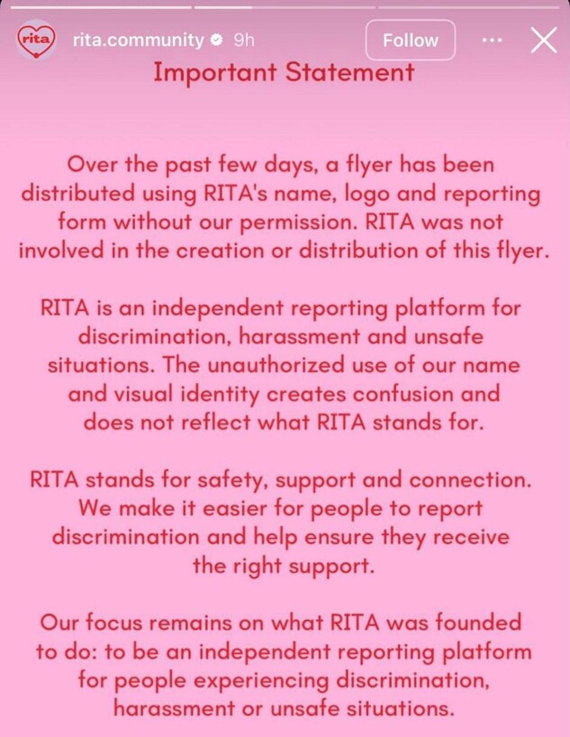 ההכחשה של RITA ההכחשה של RITA