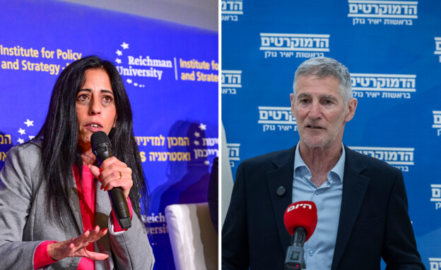 יאיר גולן, עינב צנגאוקר (צילום: אבשלום ששוני, חיים גולדברג, פלאש 90)