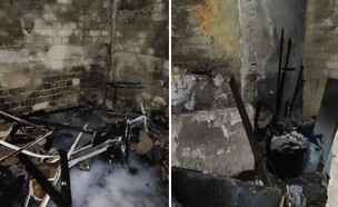 הצתות ברמת גן (צילום: דוברות כבאות והצלה)