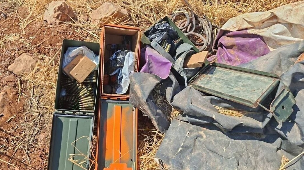 מצבור של אמל"ח במאחז בלתי חוקי מצבור של אמל"ח במאחז בלתי חוקי
