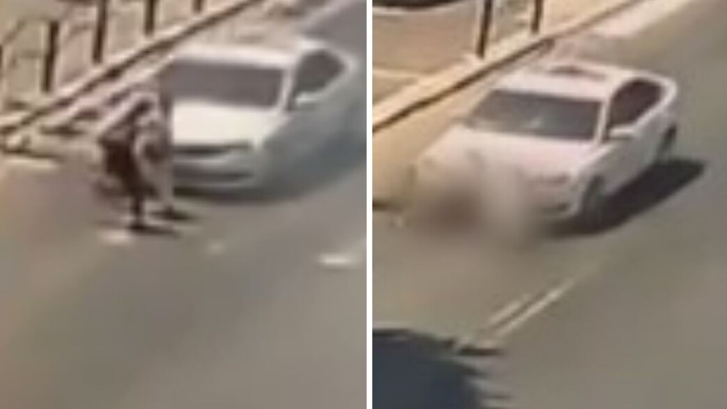 דריסת הנשים במעבר החצייה בנהריה דריסת הנשים במעבר החצייה בנהריה