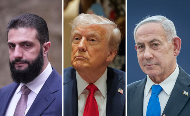 בנימין נתניהו, דונלד טראמפ ואחמד א-שרע