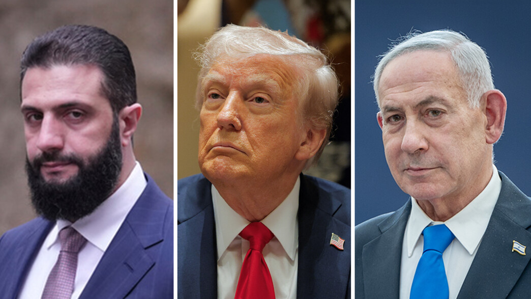 בנימין נתניהו, דונלד טראמפ ואחמד א-שרע בנימין נתניהו, דונלד טראמפ ואחמד א-שרע