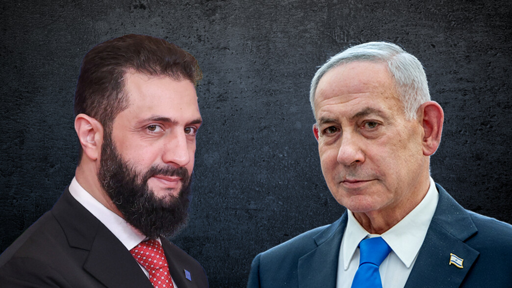 אחמד א-שרע ובנימין נתניהו אחמד א-שרע ובנימין נתניהו