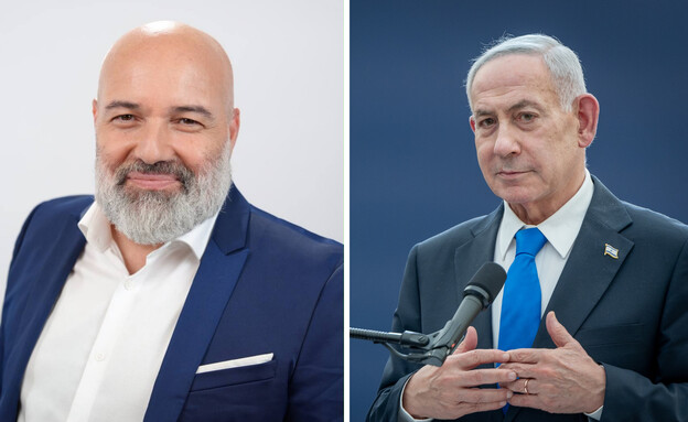 בנימין נתניהו ואורן דוברונסקי (צילום: חיים גולדברג, פלאש 90)