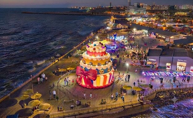 פסטיבל מוגזם בנמל תל אביב (הדמיה: באדיבות עיריית תל אביב)