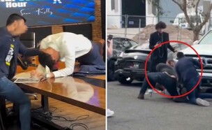 יוסף חדאד בעימות (צילום: רשתות חברתיות לפי סעיף 27 א')