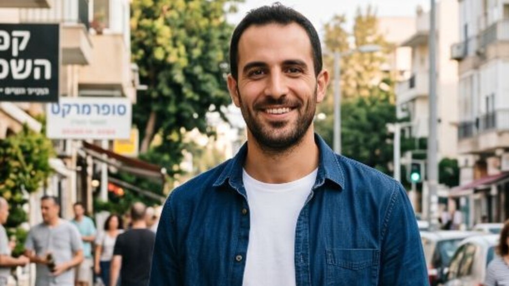 גבר עומד ברחוב גבר עומד ברחוב
