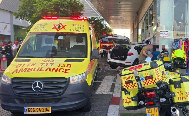 זירת התאונה בחדרה