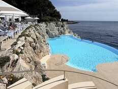 Hôtel du Cap-Eden-Roc, מבקר בגבוה (צילום: הלל אטלן)