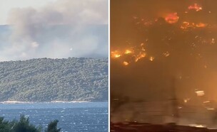 קרואטיה שריפות  (צילום: לפי סעיף 27א' לחוק זכויות יוצרים)