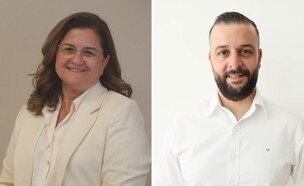 עו"ד סיגלית אסייג צרויה וסטיב פאנוס (צילום: ציחום גזית הנדסה, רן לוי, יחסי ציבור)