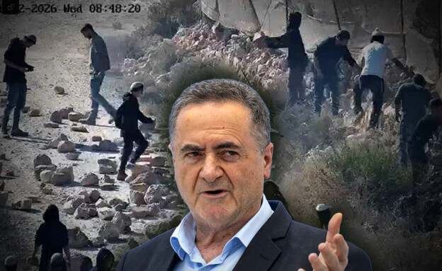 ישראל כ"ץ, קורסרה (צילום: חיים גולדברג, פלאש 90)