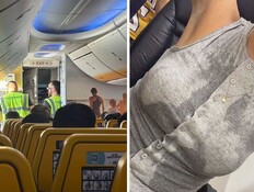 סיוט בטיסה: "אנשים הורידו חולצות, הקיאו והתעלפו"