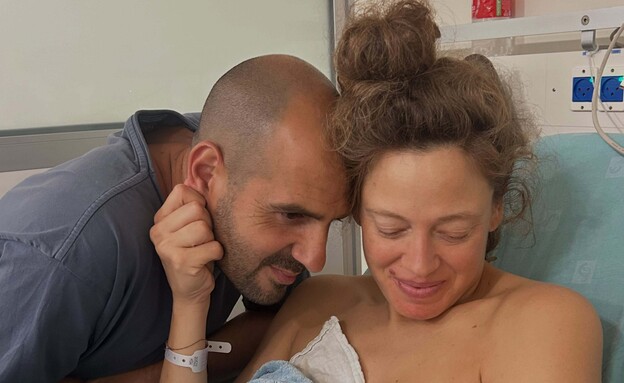איילה מינקר ובנה הבכור
