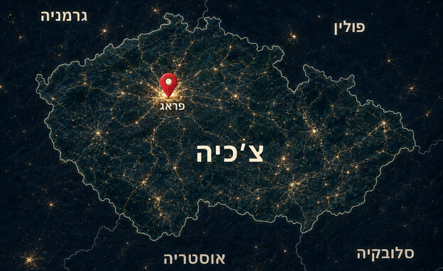 פראג - מפה