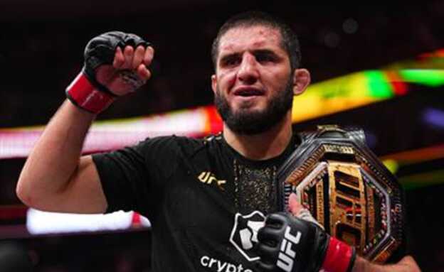 שיא היסטורי ב-UFC. מחאצ`ב (GETTY) (צילום: ספורט 5)