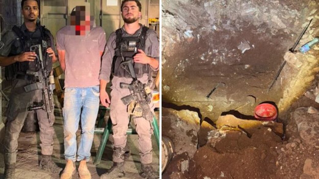 חשוד ניסה לחדור באמצעות מנהרה ביהודה ושומרון חשוד ניסה לחדור באמצעות מנהרה ביהודה ושומרון