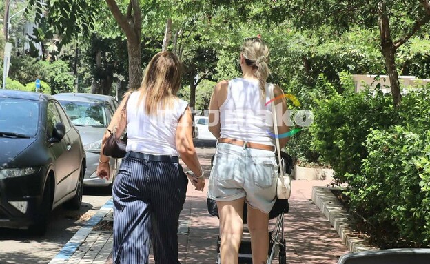 סופי בנימין פפרצי עם איתן יצחק (צילום: פול סגל)