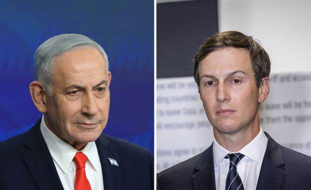 ג'ארד קושנר ובנימין נתניהו (צילום: AP, Reutres)