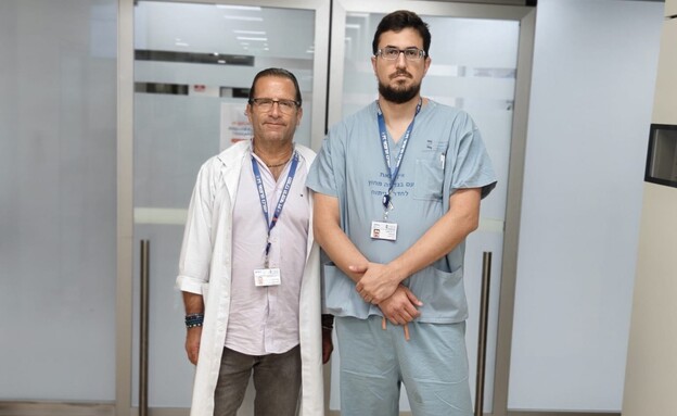 ד"ר חגי סוויסה (מימין) וד"ר סמואל טוביאס ד"ר חגי סוויסה (מימין) וד"ר סמואל טוביאס