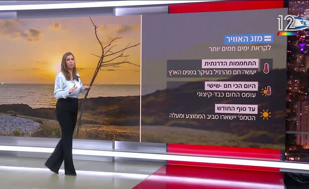 תחזית מזג האוויר - 18.08.26