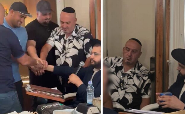 מימין: הינוקא, אבי ביטון, ירין ביטון ואייל עמר
