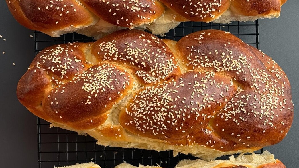 חלות קלאסיות. אחת לשניצל של הצהריים חלות קלאסיות. אחת לשניצל של הצהריים