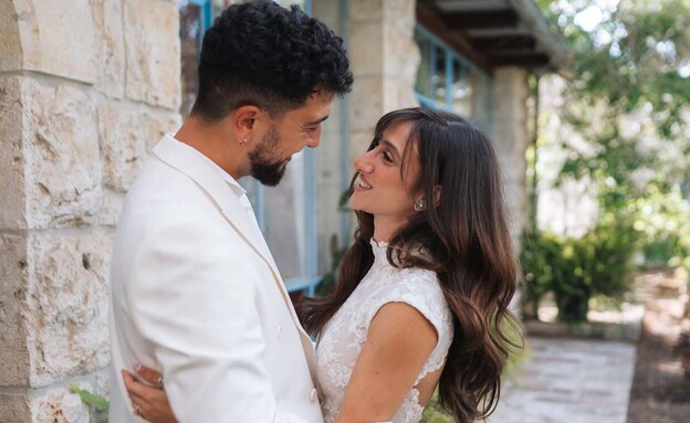 ענבל ביבי ורועי קורנבלום מתחתנים  (צילום: דניאל ברץ)