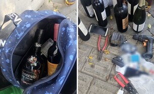 המשקאות שנגנבו מהמסעדה בת"א