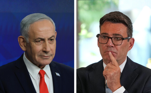 ראש ממשלה אנדי ברנהאם, ראש הממשלה בנימין נתניהו (צילום: ap) ראש ממשלה אנדי ברנהאם, ראש הממשלה בנימין נתניהו (צילום: ap)