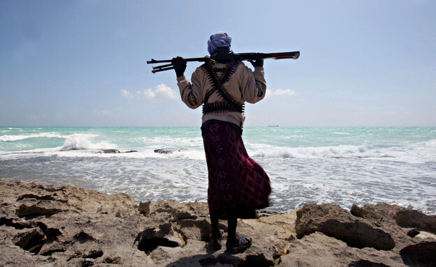 פיראטים, סומליה (צילום: MOHAMED DAHIR/AFP via Getty Images)