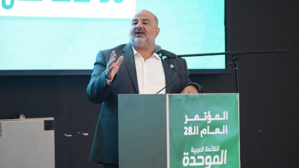 מנסור עבאס בוועידת רע"ם מנסור עבאס בוועידת רע"ם