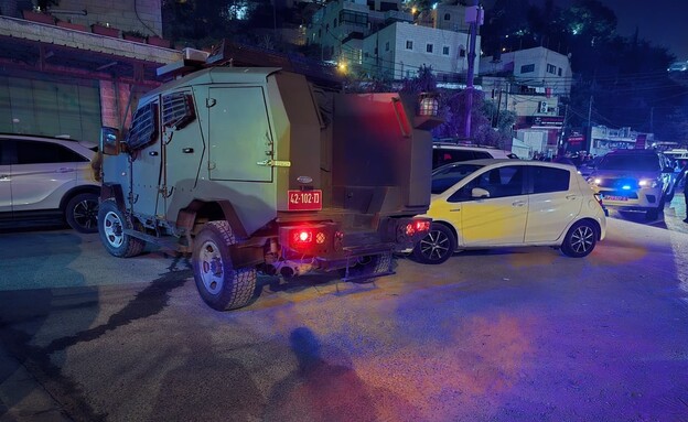 אירוע האלימות במזרח ירושלים (צילום: דוברות המשטרה)