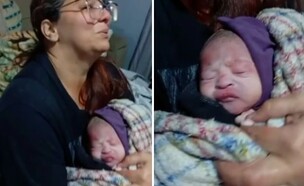 התינוקת שנמצאה בשקית אשפה בברזיל (צילום: newsflash)