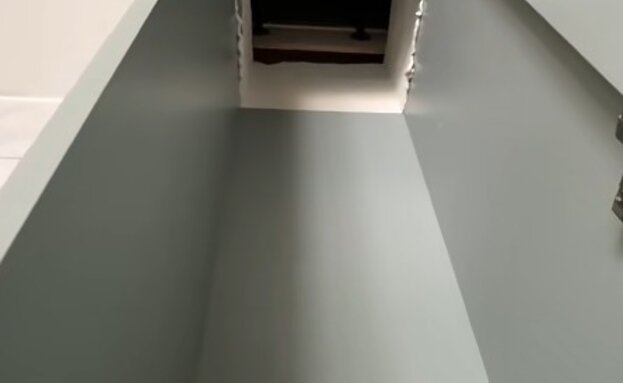 פתרונות יצירתיים פיר לכביסה (צילום: טיקטוק)