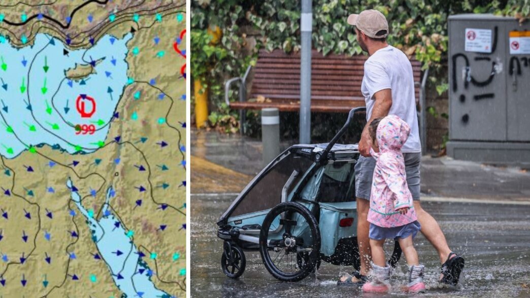 גשם חריג בדרך לישראל בסוף אוגוסט גשם חריג בדרך לישראל בסוף אוגוסט