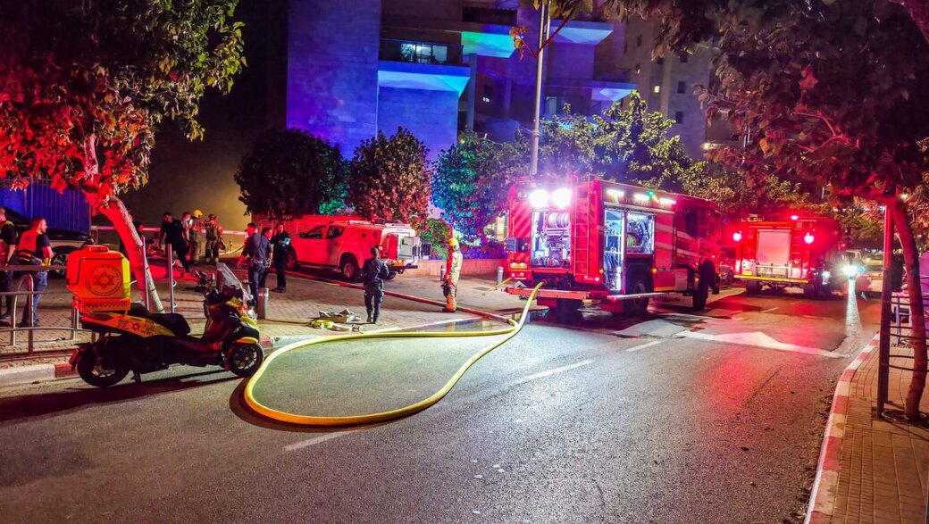 זירת האירוע בראשון לציון זירת האירוע בראשון לציון