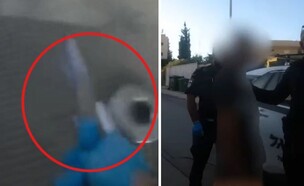 תיעוד המעצר  (צילום: דוברות המשטרה)